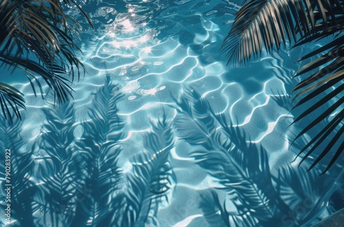 Pool Surrounded by Palm Trees