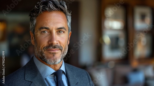 Close Up of Person Wearing Suit and Tie