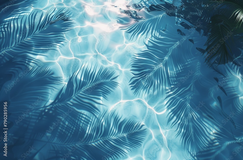 Palm Tree Reflected in Water