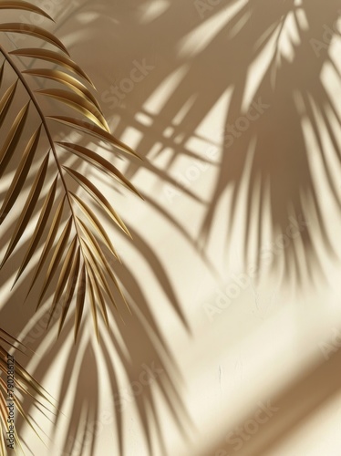 Palm Tree Shadow on Wall