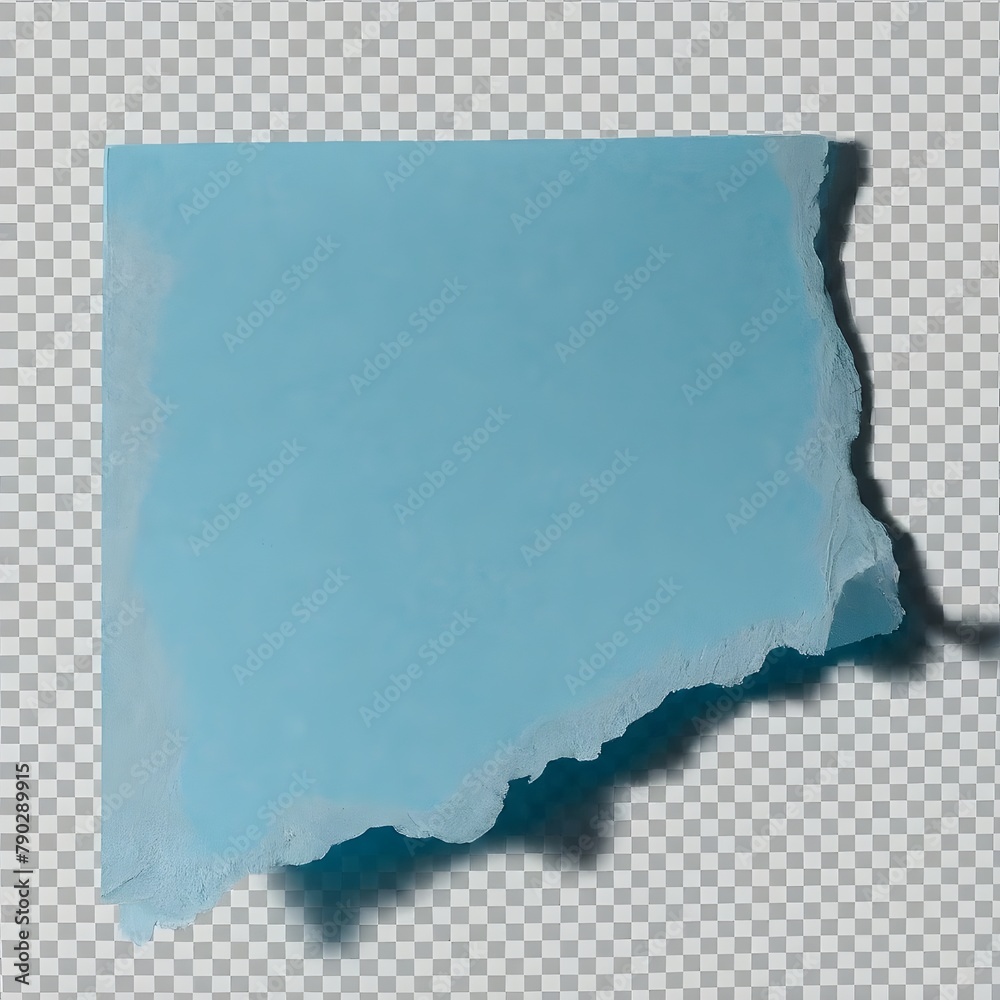 Light blue cardboard cutout on PNG Light blue cardboard cutout on PNG