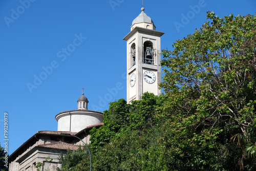 La chiesa di Santa Marta a Erba in provincia di Como, Lombardia, Italia.
