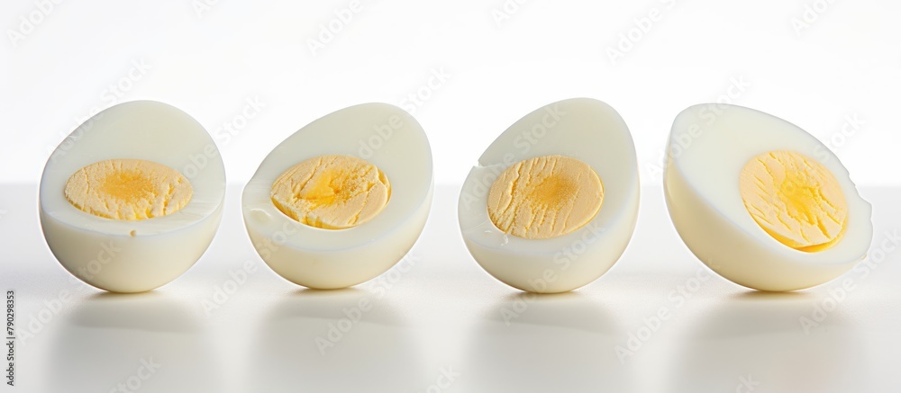 boiled egg isolated white background. boiled egg isolated white background.