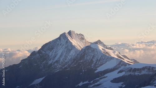 Albhubel 4206m, Täschhorn 4491m,  Dom 4546m  photo