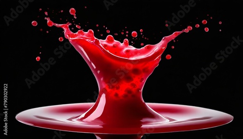Red Burst: A Splash of Berry Joy
