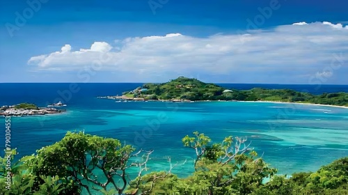 "ISLAND OCEAN VIEW WALLPAPER BACKGROUND