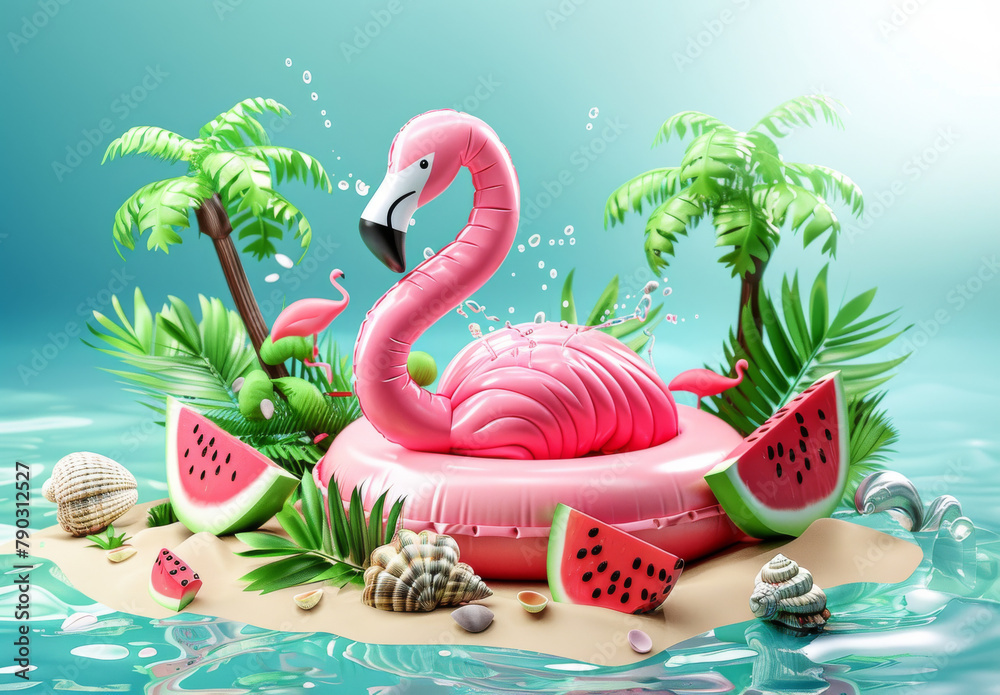 Obraz premium Summer party background