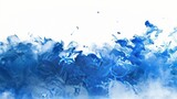 Blue Ink Floating in Water