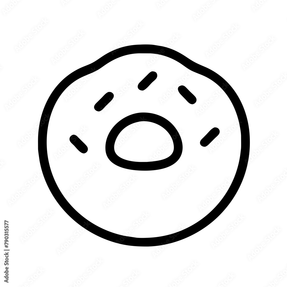 Bagel bread icon vector graphics element silhouette sign symbol illustration on a Transparent Background Bagel bread icon vector graphics element silhouette sign symbol illustration on a Transparent Background