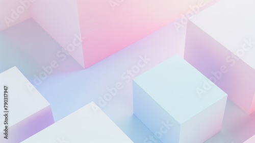  pink  soft lilac  and baby blue geometric background