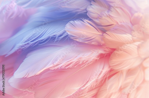 Close Up of a Pink and Blue Flower