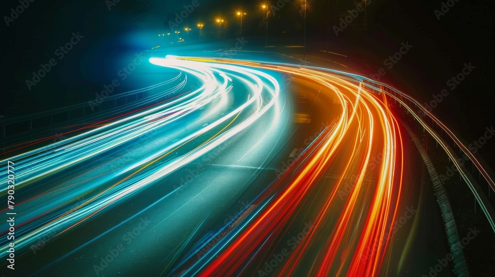 Light trail in tunnel
Light trail in tunnel