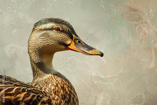 Illustration of a duck