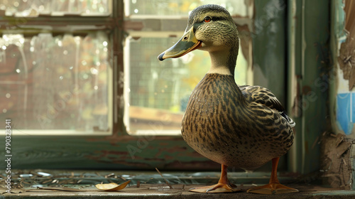 Illustration of a duck