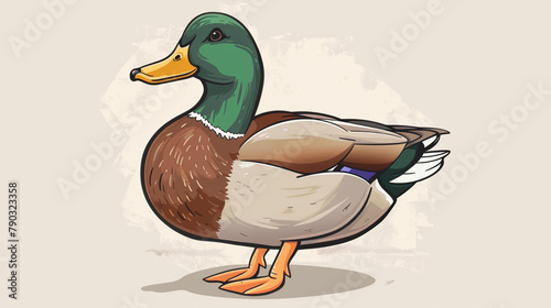 Illustration of a duck