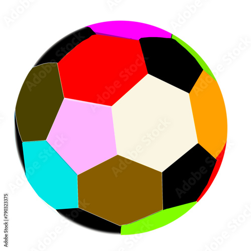 Illustrazione di un pallone da calcio