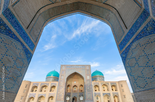 The ancient city of Bukhara Kalyan mosque - Uzbekistan photo