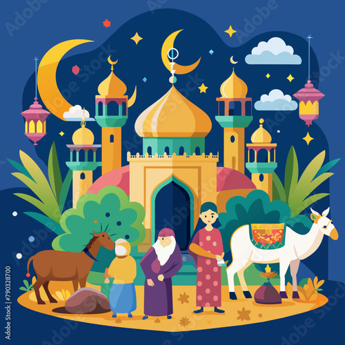 Wallpaper Mural Eid al-Adha, also known as the Feast of Sacrifice, is an important Islamic celebration that commemorates the willingness of Prophet Ibrahim to sacrifice his son as an act of obedience and submission t Torontodigital.ca