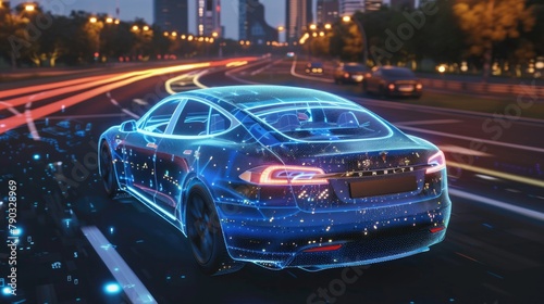 AI-driven sensors detect irregularities in electric vehicle systems.