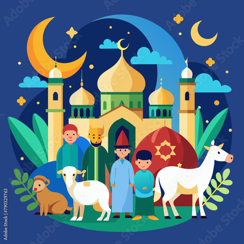 Eid al-Adha  also known as the Feast of Sacrifice  is an important Islamic celebration that commemorates the willingness of Prophet Ibrahim to sacrifice his son as an act of obedience and submission t