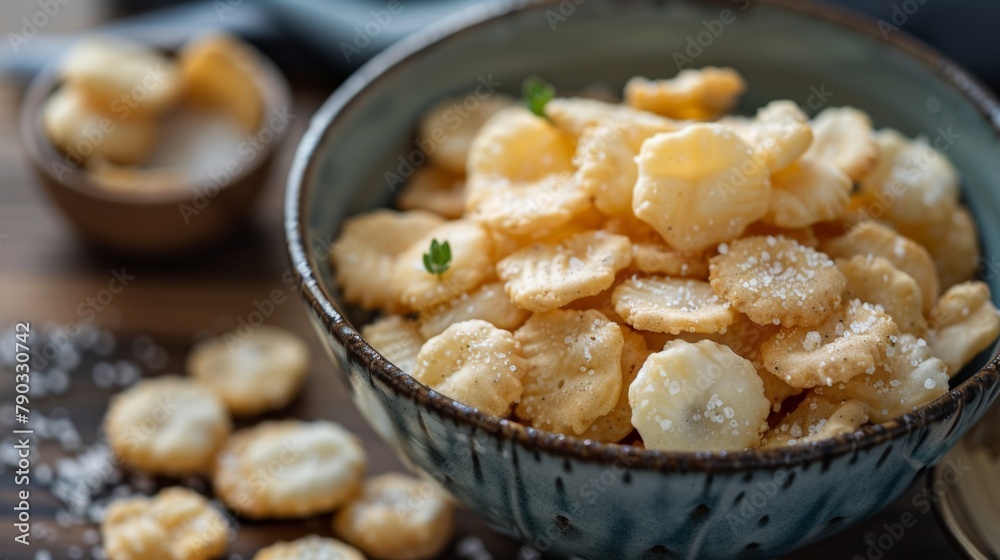 Bowl crackers plate cookies Bowl crackers plate cookies