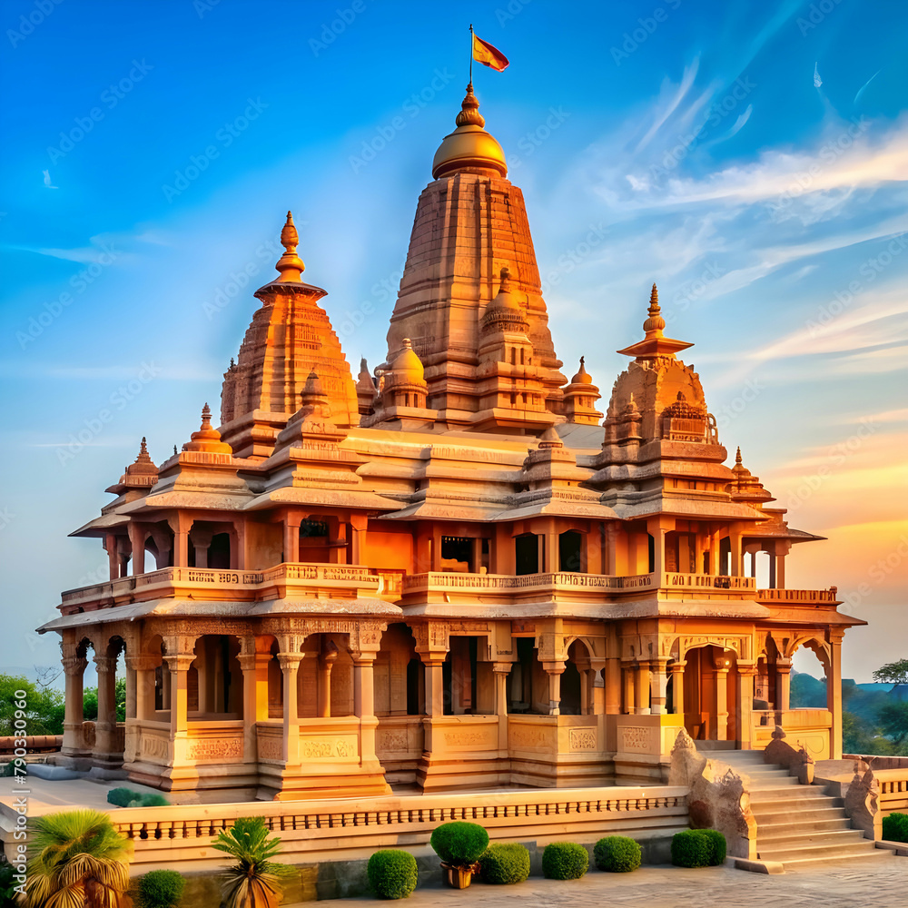 shri ram mandir temple in ayodhya birth place lord