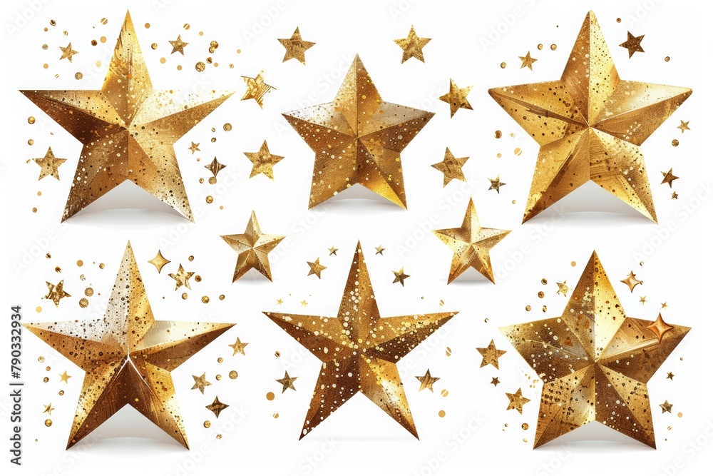 minimalistic hand drawn gold stars on white background minimalistic hand drawn gold stars on white background