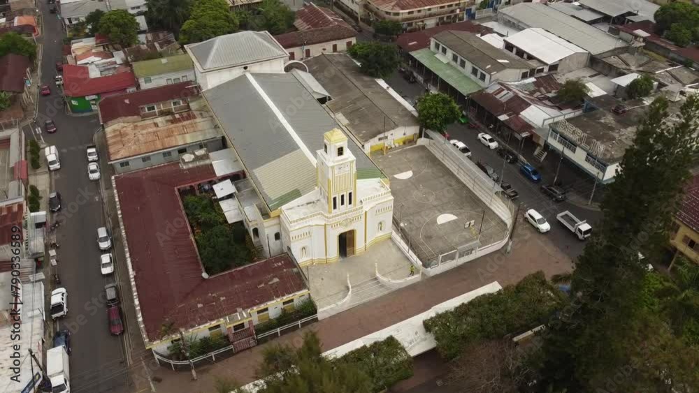 aerial view of the city El Salvador