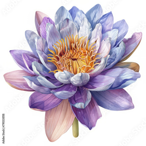 Flower Illustration on a White Background