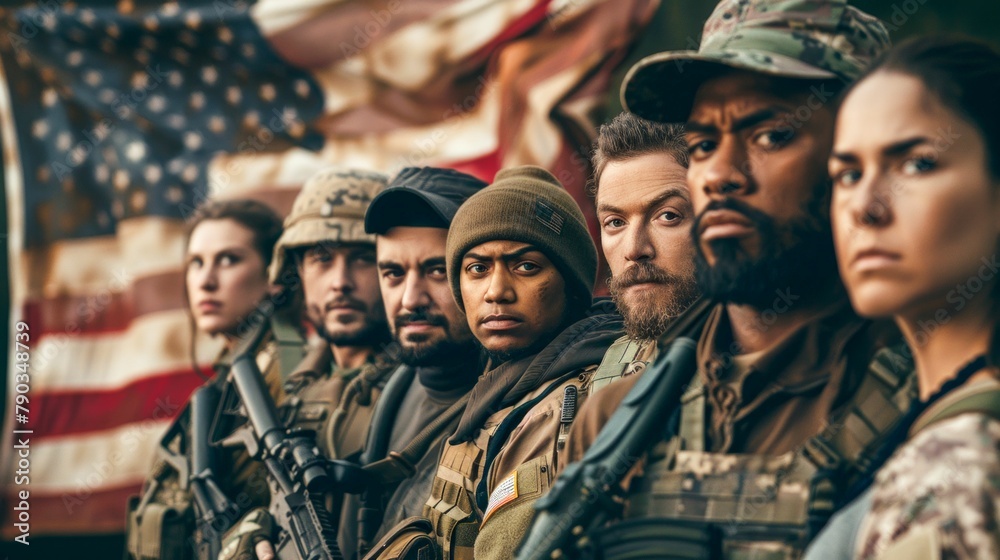 Valiant Defenders: The Faces of American Service Members. Generative ai Valiant Defenders: The Faces of American Service Members. Generative ai