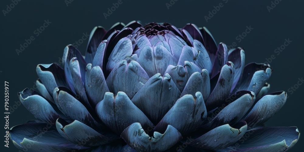 Enigmatic Elegance of a Majestic Blue Blossom Enigmatic Elegance of a Majestic Blue Blossom