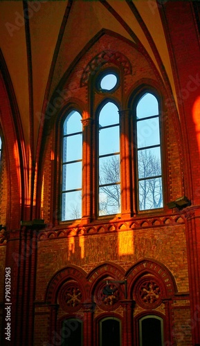 window in the church