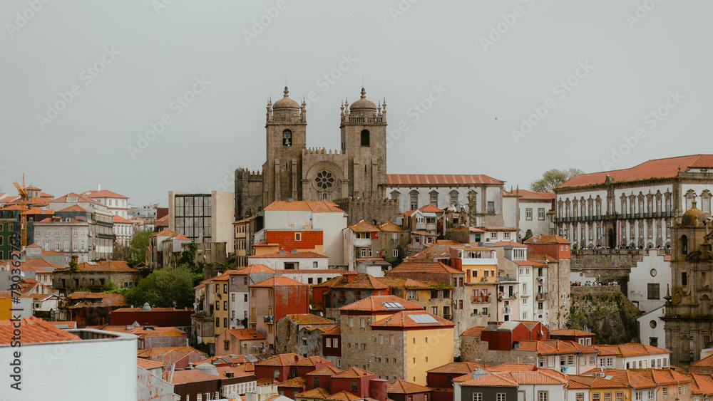 Obraz premium panorama of the old town, porto