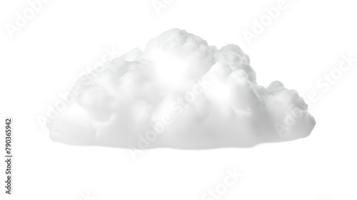 png of white cloud on transparent background © Jakob