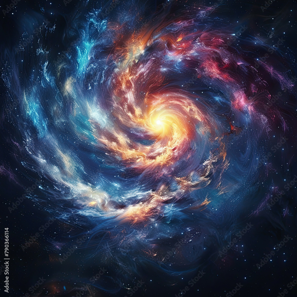 Cosmic Chromatics Vibrant Galactic Background Cosmic Chromatics Vibrant Galactic Background