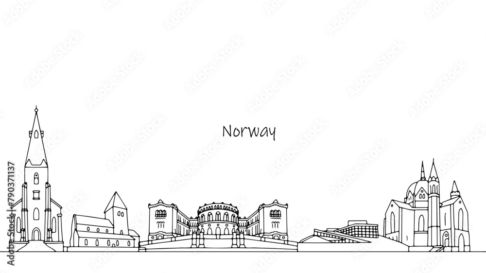 Norway cityscape