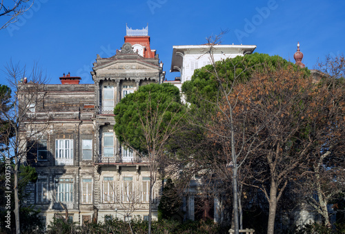 Cemiltopuzlu manor facade, caddebostan kadikoy istanbul  photo