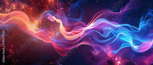 Vibrant cosmic waves in an abstract universe