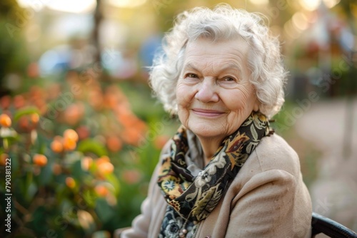 portrait of a senior woman