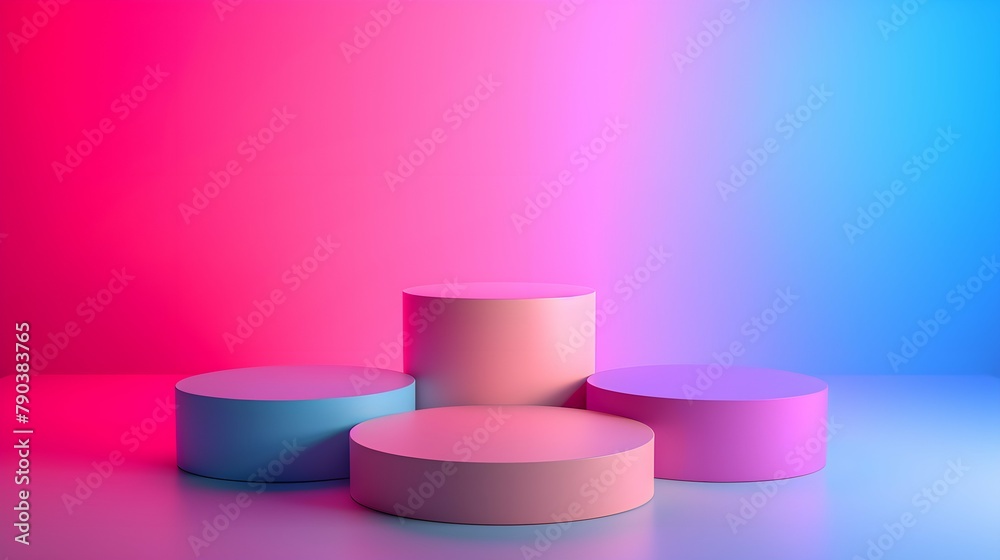luxury colourful neon abstract elegant Platform podium background shapes and curtains Geometric product show luxury colourful neon abstract elegant Platform podium background shapes and curtains Geometric product show