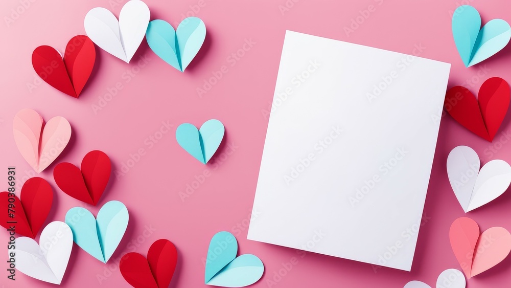 valentine card with hearts, mother's day card, mother's day background