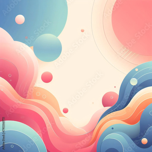 diseño de fondo de pintura color agua azul con coloridos bordes rosa anaranjado y centro brillante, sangrado de color agua y flecos con textura grunge envejecida y vibrante photo