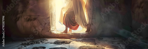 Resurrection Of Jesus Christ at empty tomb