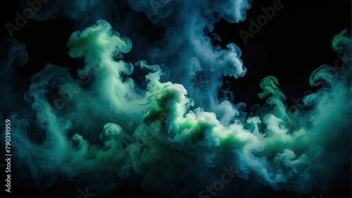 Mysterious Swirling Clouds of Vibrant Smoke