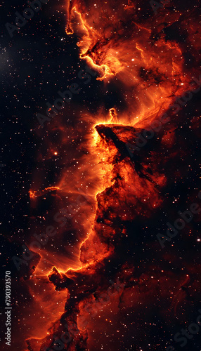 Red Nebula Space