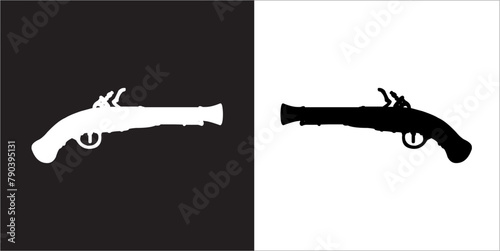IIlustration Vector graphics of Pistol icon