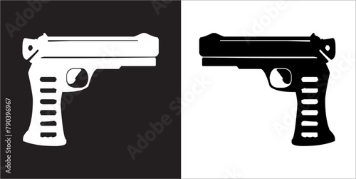 IIlustration Vector graphics of Pistol icon