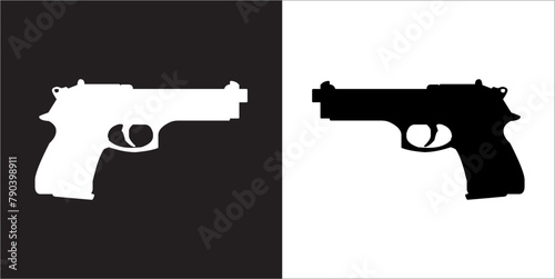 IIlustration Vector graphics of Pistol icon