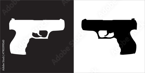 IIlustration Vector graphics of Pistol icon
