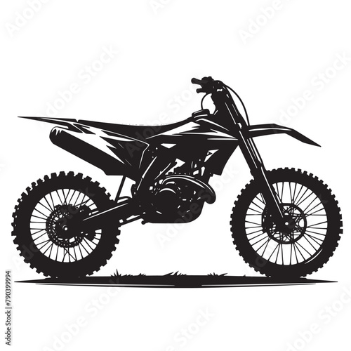  retro vintage dirt bike silhouette black and white illustration, Dirtbike Stunt Silhouettes, Dirtbike Silhouette Scene, Retro Dirtbike Vector Art, Dirtbike Racing Illustration